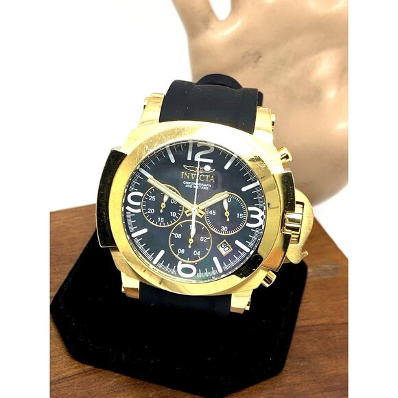 Invicta Mens Watch 22277 Coalition Forces Chronograph Black Mother of Pearl Dial - Picture 1 of 14